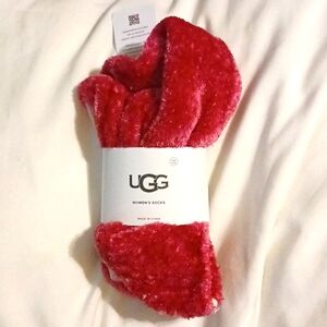 UGG Women's chenile socks~ Solferino Pink~ Brand New
